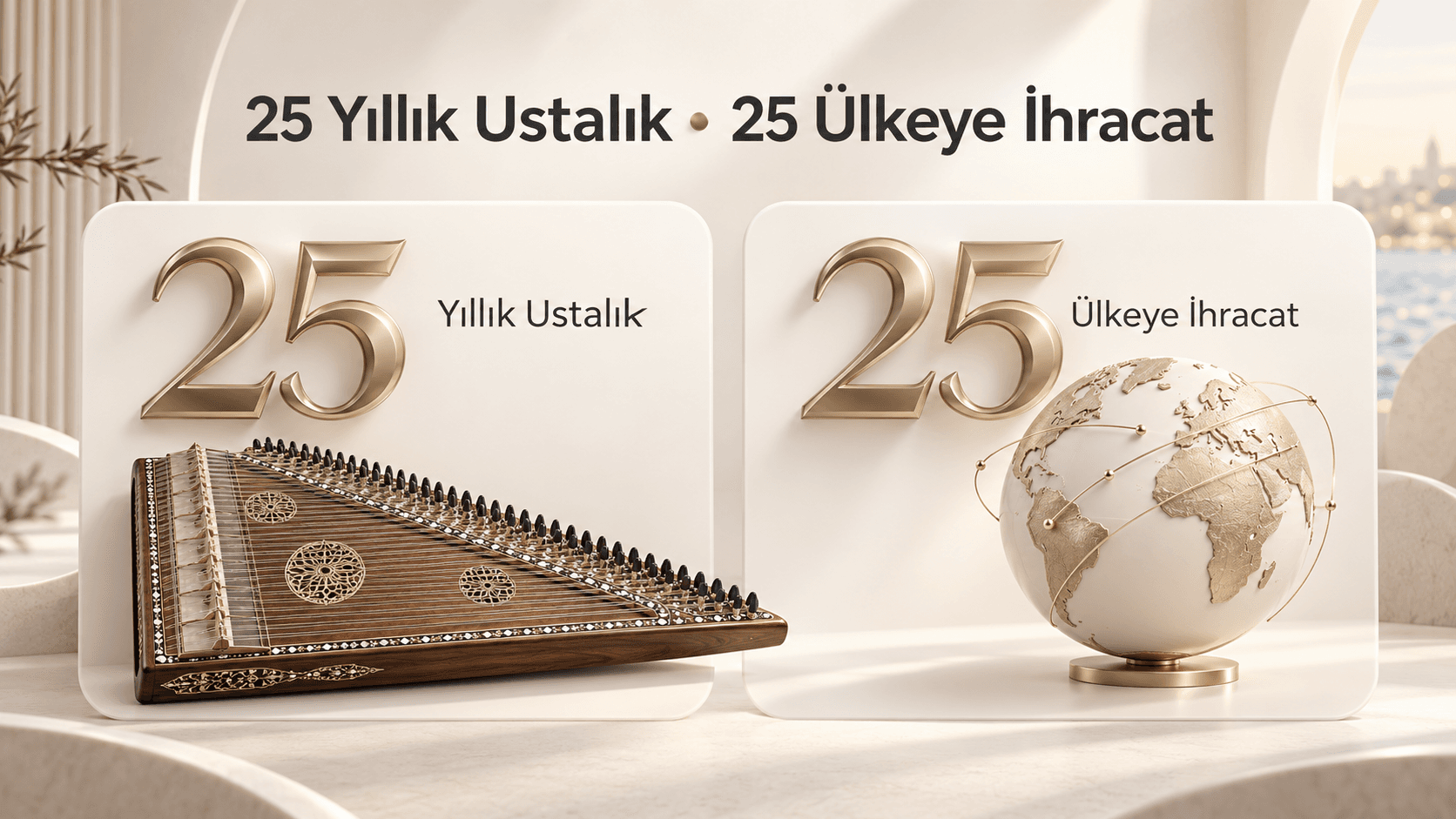 25 yıllık ustalık, 25 ülkeye ihracat